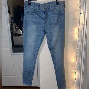 AE Next Level High-Waisted Super Super Stretch | Denim Skinny Jeans